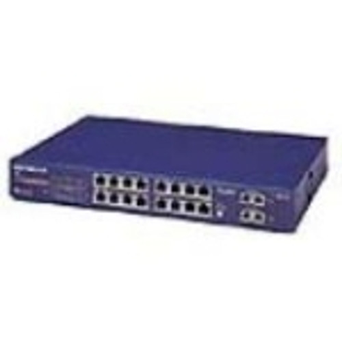 FS518NA Netgear FS518 Ethernet Switch 16 x 10/100Base-TX, 2 x 1000Base-SX (Refurbished)