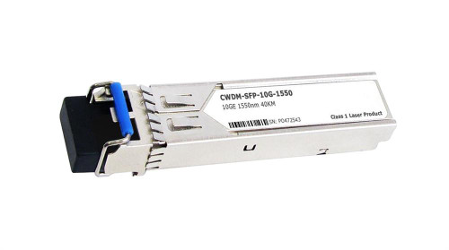 CWDM-SFP10G-1550 Cisco 10Gbps 10GBase-CWDM Single-mode Fiber 40km 1550nm Duplex LC Connector SFP+ Transceiver Module