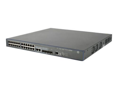 JG306C#ABA HP 3600-24-POE+ V2 SI 24-Ports Fast Ethernet Layer 3 Switch with 4x Gigabit Ethernet Expansion Slot and 2x Gigabit Ethernet Network Ports (