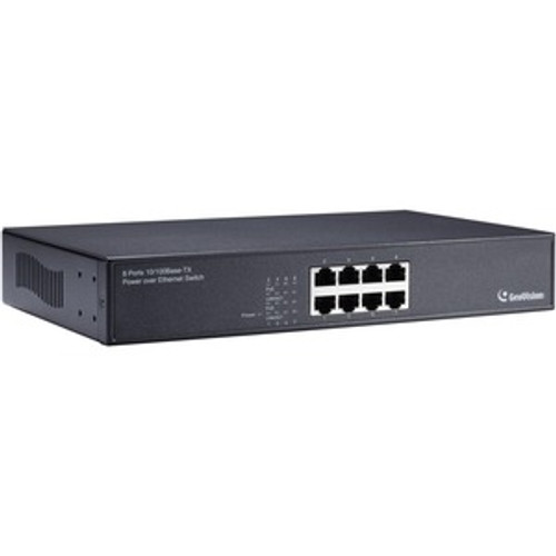 140-POE0810-G08 GeoVision 8-Port Gigabit 802.3at PoE Switch - 8 Ports - 2 Layer Supported - Twisted Pair - Rack-mountable, Desktop - 24 Month Limited  (Refurbished)