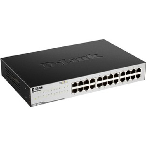 DGS-1024C D-Link 24-Port Unmanaged Gigabit Switch - 24 Ports - 2 Layer Supported - Twisted Pair - 5 Year Limited  (Refurbished)