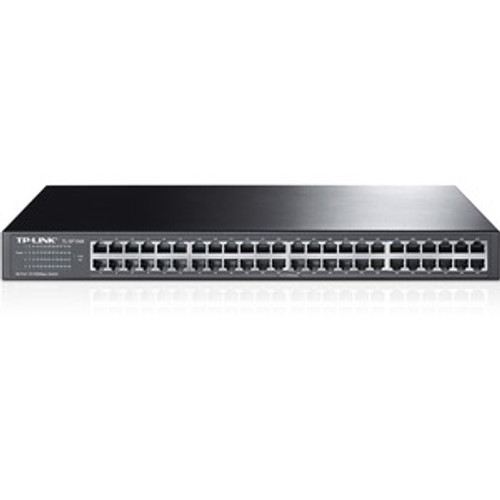 TL-SF1048 V6 TP-Link 48-Port 10/100Mbps Rackmount Switch - 48 Ports - Fast Ethernet - 10/100Base-T - 2 Layer Supported - Power Supply - Twisted Pair - 1U High -