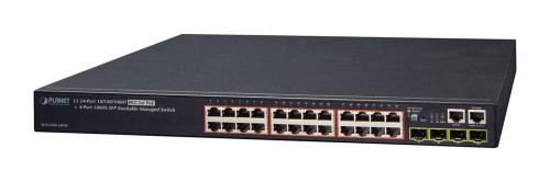 SGS-6340-24P4S Planet SGS-6340-24P4S Layer 3 Switch - 24 Ports - Manageable - Gigabit Ethernet - 1000Base-SX/LX, 10/100/1000Base-T, 1000Base-X - 3 Layer Supported