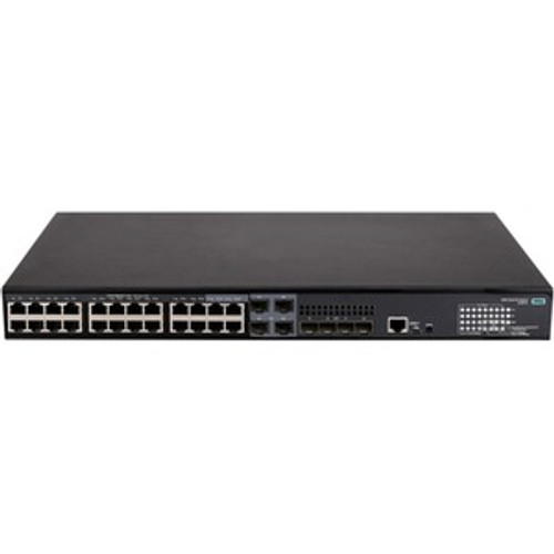 JL827A HPE FlexNetwork 5140 24G PoE+ 4SFP+ EI Switch - 26 Ports - Manageable - Gigabit Ethernet, 10 Gigabit Ethernet - 10/100/1000Base-T, 10GBase-X - 3
