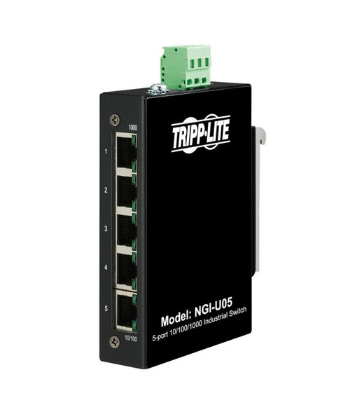 NGI-U05 Tripp Lite NGI-U05 Ethernet Switch - 5 Ports - Gigabit Ethernet - 10/100/1000Base-T - TAA Compliant - 2 Layer Supported - 3 W Power Consumption -