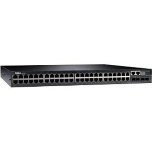 DN_N3048_1.1 Dell N3048 Layer 3 Switch - 48 Ports - Manageable - Gigabit Ethernet, 10 Gigabit Ethernet - 10/100/1000Base-T, 1000Base-X, 10GBase-X - 3 Layer