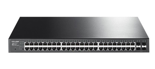 T1600G-52PS(TL-SG2452P) TP-Link JetStream 48-Port Gigabit Smart PoE+ Switch with 4 SFP Slots - 48 Ports - Manageable - Gigabit Ethernet - 10/100/1000Base-T - 4 Layer