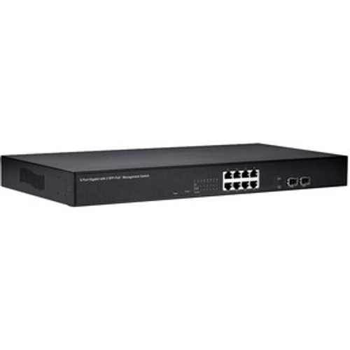 84-POE0811-001U GeoVision GV-POE0811 8-Port Gigabit 802.3at Web Managed PoE Switch - 8 Ports - Manageable - Gigabit Ethernet - 1000Base-SX, 1000Base-X,