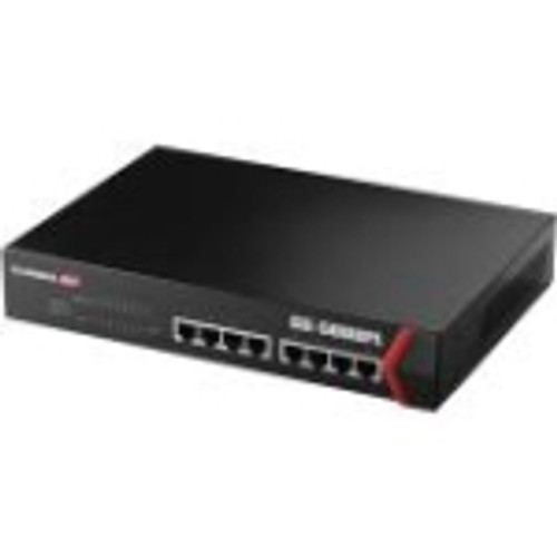 GS-5008PL Edimax 8-Ports Gigabit PoE+ Web Smart Switch 8 Ports 1000Base-T 8 x Network Twisted Pair Gigabit Ethernet 2 Layer Supported 1U High Rack-moun