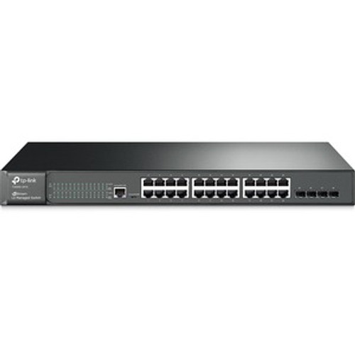 T2600G-28TSTL-SG3424 TP-Link JetStream 24-Port Gigabit L2 Managed Switch with 4 SFP Slots - 24 Ports - Manageable - Gigabit Ethernet - 1000Base-T, 1000Base-X - 4 Layer