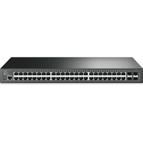 T2600G-52TSTL-SG3452 TP-Link JetStream 48-Port Gigabit L2 Managed Switch with 4 SFP Slots - 48 Ports - Manageable - Gigabit Ethernet - 10/100/1000Base-T, 1000Base-X - 4