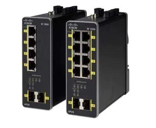 IE-1000-6T2T-LM Cisco IE 1000-6T2T-LM 8-Ports PoE Twisted Pair 100Base-TX Later2 Industrial Ethernet Switch (Refurbished)