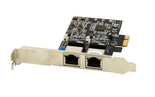 SY-PEX24028 SYBA Multimedia Dual Port Gigabit Ethernet Network PCI-e Controller Card PCI Express 2 Port(s) 2 x Network (RJ-45) Twisted Pair
