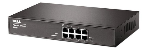 D535K Dell PowerConnect 2808 8-Ports Gigabit Managed Switch (Refurbished)