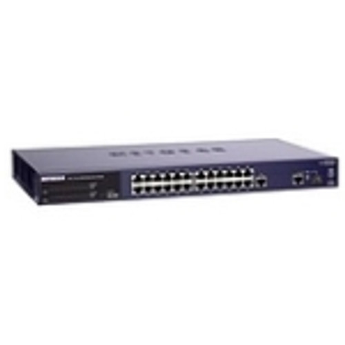FS726ATNA Netgear FS726AT Ethernet Switch 24 x 10/100Base-TX, 1 x 1000Base-T (Refurbished)