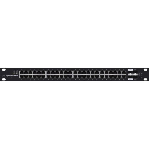 ES-48-750W Ubiquiti Networks EdgeSwitch 48-Ports SFP+ Gigabit Ethernet Layer 3 Switch Manageable 3 Layer Supported 1U High Rack-mountable (Refurbished)