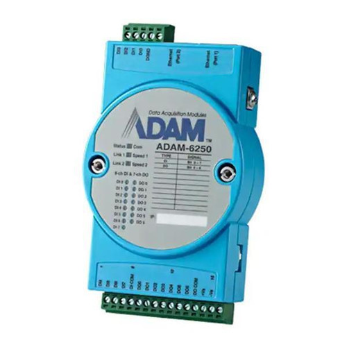 ADAM-6250-B Advantech 15-Channel Isolated Digital I/O Modbus TCP Module Ethernet