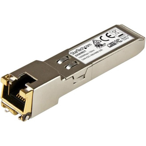 JD089BST StarTech 1Gbps 1000Base-T Copper 100m RJ-45 Connector SFP Transceiver Module for HP Compatible