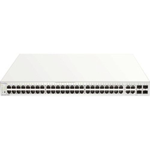 DBS-2000-52MP D-Link 52-Port Nuclias Cloud-Managed PoE Switch - 52 Ports - Manageable - 2 Layer Supported - Modular - 4 SFP Slots - Optical Fiber, Twisted Pair -