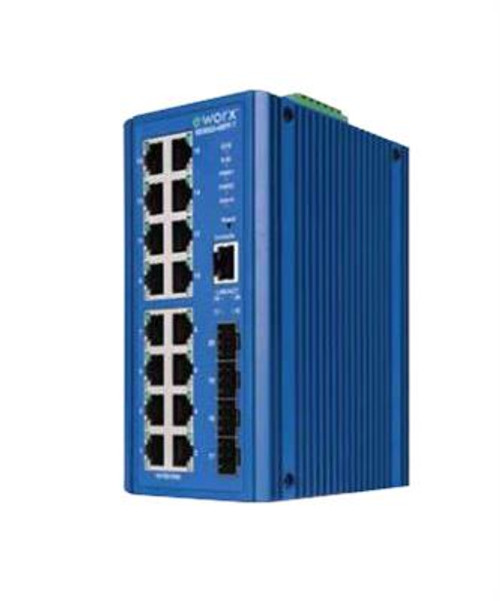 SEG506-2SFP-T B+B SmartWorx eWorx SE500 Ethernet Switch - 4 Ports - Manageable - 1000Base-X - 2 Layer Supported - Modular - 2 SFP Slots - Twisted Pair, Optical 