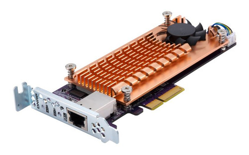 QM2-2P10G1T Dual M.2 2280 PCIe SSD & single-port 10GbE expansion card