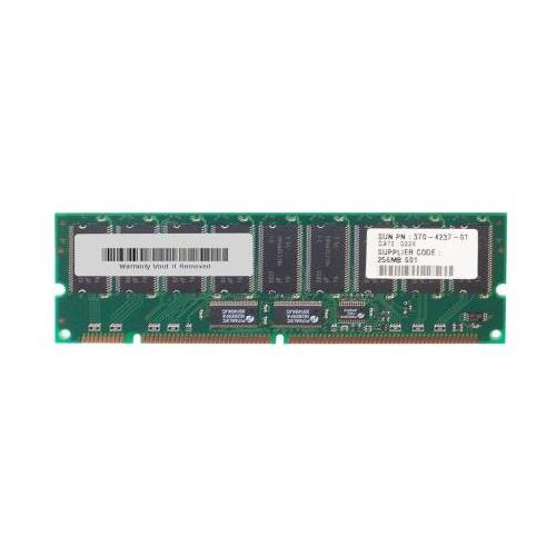 370-4237 Sun 128MB PC133 133MHz ECC Registered CL2 168-Pin DIMM Single Rank SDRAM Memory Module