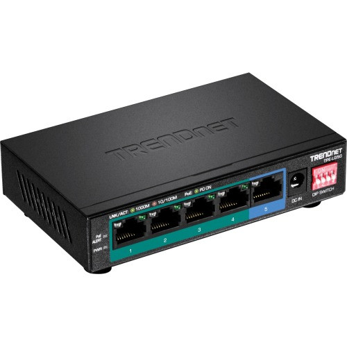 TPE-LG50 TRENDnet Ethernet Switch 5 x Gigabit Ethernet Network Twisted Pair 2 Layer Supported Lifetime Limited Warranty (Refurbished)