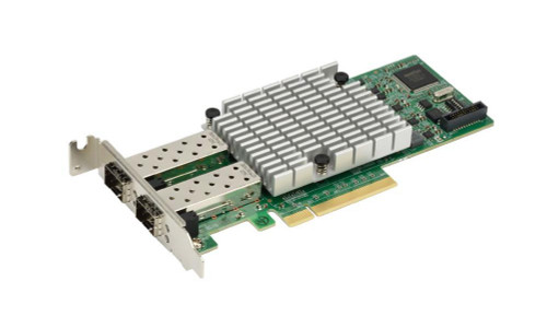 AOC-S25G-M2S Supermicro ConnectX-4 Lx EN 25Gigabit Ethernet Card PCI Express 3.0 x8 2 Port(s) Optical Fiber