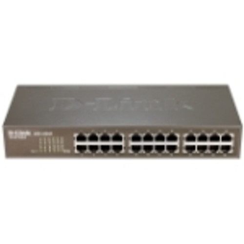 DES-1024A D-Link Ethernet Switch 24 Ports 10/100Base-TX 24 x Network Fast Ethernet 2 Layer Supported (Refurbished)