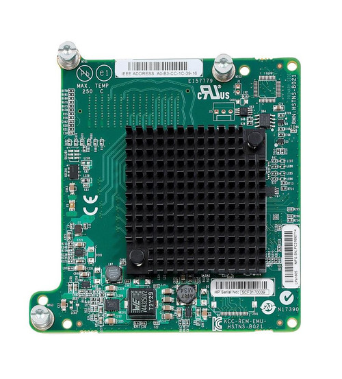 LPE1605-HPE HP Dual-Ports 16Gbps Fibre Channel Mezzanine Host Bus Network Adapter for C-Class BladeSystem