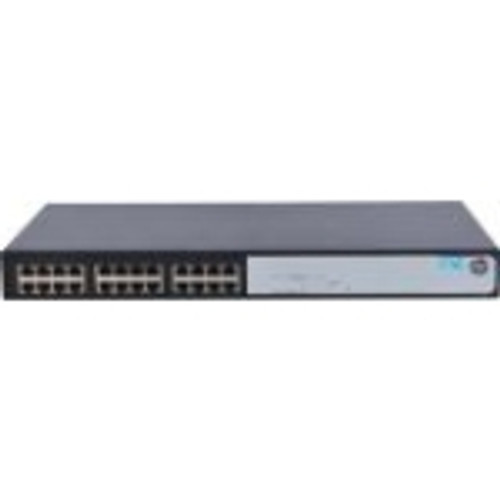 JD986BS HP 1410-24-R 24-Ports RJ-45 10/100Base-T Unmanaged Layer 2 Rack-Mountable 1U Fast Ethernet Switch (Refurbished)