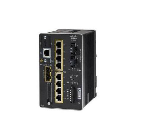 IE-3300-8P2S-E Cisco Catalyst IE3300 Rugged Series 8-Ports RJ-45 PoE+ 10/100/1000Base-T Gigabit Ethernet Switch with 2x Gigabit Ethernet 1000Base-X Expansion Slot