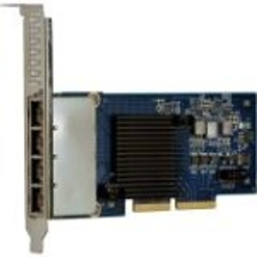 7ZT7A00536 Lenovo Quad-Ports RJ-45 1Gbps 10Base-T/100Base-TX/1000Base-T Gigabit Ethernet PCI Express 2.1 x4 Server Network Adapter by Intel for ThinkSystem