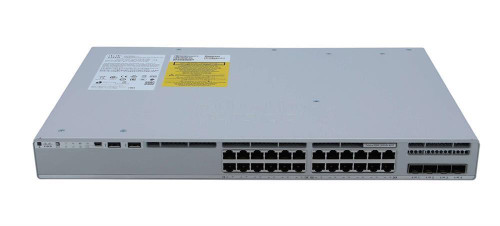 C9200-24P-A Cisco Catalyst 9200 24-Ports PoE+ Gigabit Ethernet Rack-mountable Layer3 managed Switch with 4x 10 Gigabit SFP+ Ports (Refurbished)
