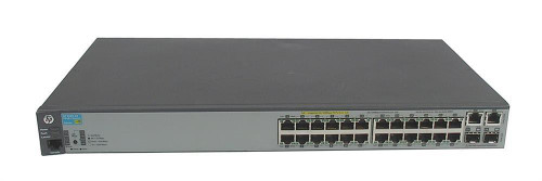 J9624A-04 HP 12-Ports 10/100Base-TX RJ-45 PoE+ 12-Ports 10/100Base-TX RJ-45 Manageable Rack-mountable Ethernet Switch with 2x 10/100/1000Base-T RJ-45 Uplink