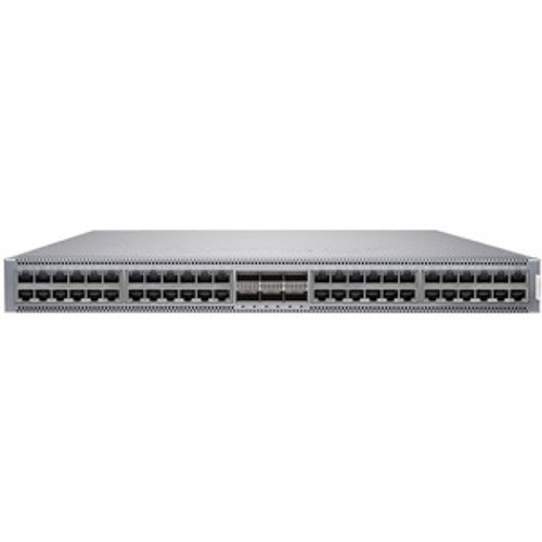 QFX5120-48T-DC-AFI Juniper QFX5120-48T Ethernet Switch - 48 Ports - Manageable - 3 Layer Supported - Modular - 450 W Power Consumption - Twisted Pair, Optical Fiber -