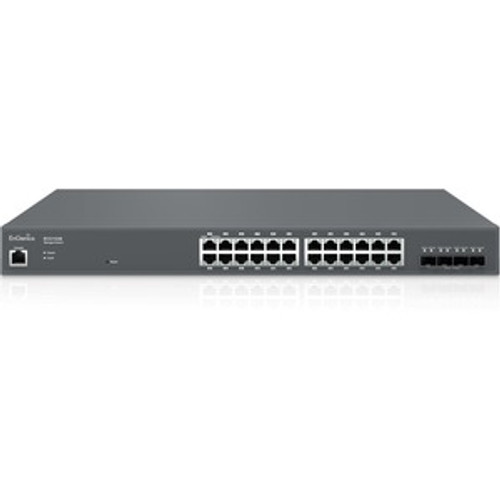 ECS1528 EnGenius Cloud Managed 24-Port Network Switch - 24 Ports - Manageable - 3 Layer Supported - Modular - Twisted Pair, Optical Fiber - 1U High -