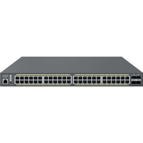 ECS1552FP EnGenius Cloud Managed 740W PoE 48Port Network Switch - 48 Ports - Manageable - 3 Layer Supported - Modular - Twisted Pair, Optical Fiber - 1U High
