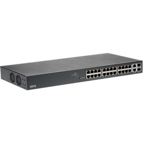 01192-002 AXIS T8524 PoE+ Network Switch - 24 Ports - Manageable - 1000Base-X - 2 Layer Supported - Modular - 2 SFP Slots - Power Supply - 370 W PoE Budget -