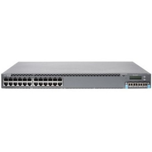 B-EX4300-24T-5S-E Juniper EX4300-24T Ethernet Switch - 24 Ports - Manageable - 3 Layer Supported - Modular - Twisted Pair, Optical Fiber - 1U High - Rack-mountable,