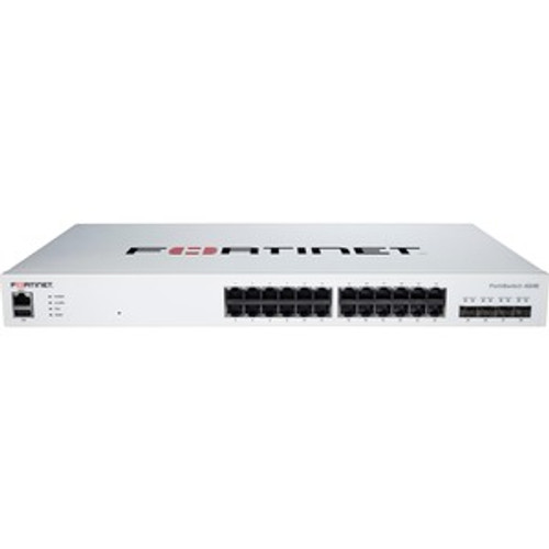 FS-424E Fortinet FS-424E Layer 3 Switch - 24 Ports - Manageable - 3 Layer Supported - Modular - Optical Fiber, Twisted Pair - 1U High - Rack-mountable -