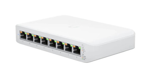 USW-Lite-8-POE Ubiquiti UniFi Switch Lite 8 PoE USW-Lite-8-PoE Ethernet Switch - 8 Ports - Manageable - 2 Layer Supported - 8 W Power Consumption - 52 W PoE Budget