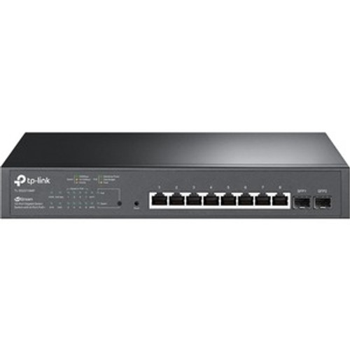 TL-SG2210MP TP-Link JetStream 10-Port Gigabit Smart Switch with 8-Port PoE+ - 10 Ports - Manageable - 4 Layer Supported - Modular - 2 SFP Slots - 173.90 W Power