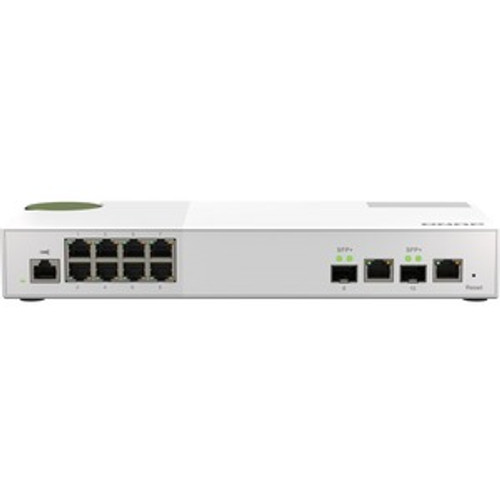 QSW-M2108-2C QNAP QSW-M2108-2C Ethernet Switch - 10 Ports - Manageable - 2 Layer Supported - Modular - 12.17 W Power Consumption - Optical Fiber, Twisted Pair - 