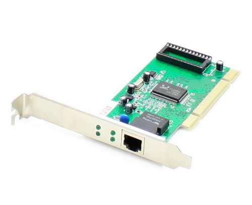 ADD-PCI-1RJ45 AddOn 10/100/1000Mbs Single Open RJ-45 Port 100m Copper PCI Network Interface Card - 100% compatible and guaranteed to