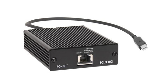 SOLO10G-TB2 Sonnet Solo10G (Thunderbolt 2 Edition) - Thunderbolt 2 - 1 Port(s) - 1 - Twisted Pair - 10GBase-T -