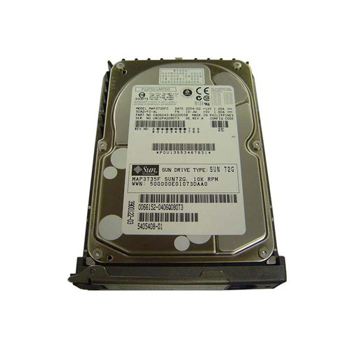 X6805A-P Sun 73GB 10000RPM Fibre Channel 2Gbps 8MB Cache 3.5-inch Internal Hard Drive for Blade and Fire Servers