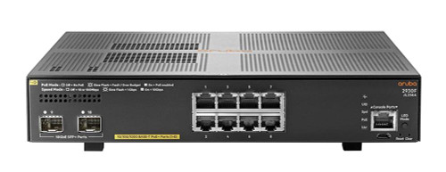 JL258A#AC4 HP Aruba 2930F 8G 8-Ports PoE+ 2SFP+ Switch BR en (Refurbished)