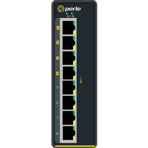 07011170 Perle IDS-108FPP- 8-Ports 100Base-TX Industrial Ethernet Switch with 4-Ports PoE+ Ports (Refurbished)