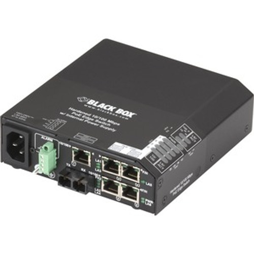 LIE401A Black Box 5-Ports Ethernet PoE+ Industrial Switch PoE+